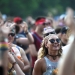 Revelers cheer as Nahko & Medicine for the People perform during the Firefly Music Festival in Dover, Delaware, U.S. June 18, 2017.  REUTERS/Mark Makela