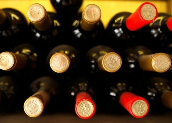 Bottles of Georgian wine are displayed at the wine shop in Tbilisi, Georgia June 20, 2017. REUTERS/