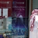 A man walks past Qatar Airways office in Riyadh, Saudi Arabia, June 5, 2017. REUTERS/Faisal Al Nasser