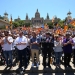 Acto a favor de la independencia de Cataluña.