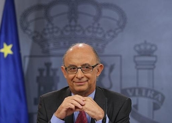 Cristóbal Montoro, ministro de Hacienda.