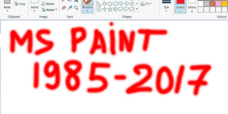 Paint de Microsoft dice adiós