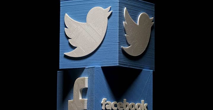 Las redes sociales más conocidas son Twitter y Facebook.