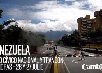 En Venezuela se desarrolla desde el miércoles una huelga general convocada por la oposición
