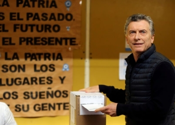 Macri celebra los resultados en Argentina