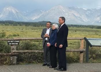 Proteccionismo El presidente del BCE no ha hecho referencias explícitas a su programa de estímulos discurso en la conferencia de Jackson Hole (Wyoming, EEUU)