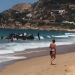 La patera llegó a la playa en Cádiz