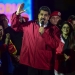 Venezuelan president Nicolas Maduro celebrates the results of "Constituent Assembly", in Caracas, on July 31, 2017.
Deadly violence erupted around the controversial vote, with a candidate to the all-powerful body being elected shot dead and troops firing weapons to clear protesters in Caracas and elsewhere.  / AFP PHOTO / RONALDO SCHEMIDT