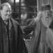 Robert Hardy (izquierda) y Michael Gambon (derecha) en una escena de una película de 'Harry Potter'