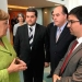 Ángela Merkel con Julio Borges y Freddy Guevara