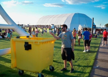 Reciclaje Ecoembes impulsa el reciclaje en los festivales de música