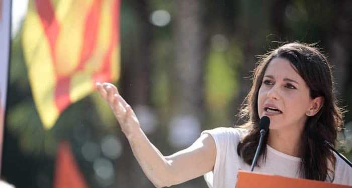 La portavoz de Ciudadanos en Cataluña, Inés Arrimadas.