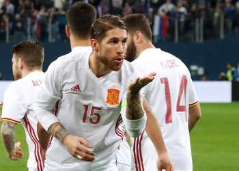 Sergio Ramos, capitán de la selección de España