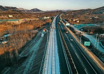 China integra una carretera solar en la ciudad de Jinan