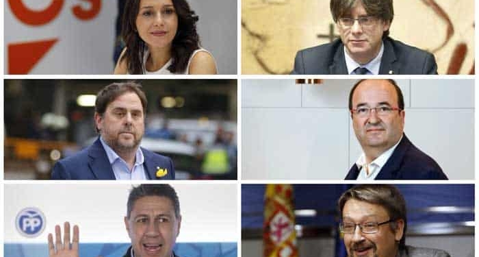 Cierre de campaña en Cataluña con altercado entre Puidgemont y Junqueras