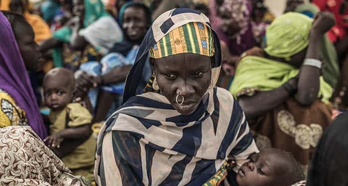 Mujeres en la región de Lago Chad.