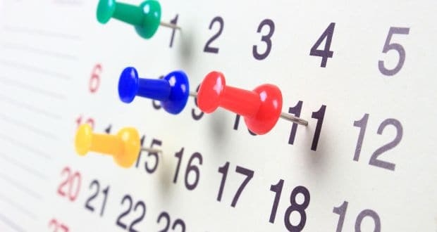 Calendario 2018 de días laborables y festividades de España