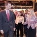 La presidenta de la Comunidad de Madrid, Cristina Cifuentes, junto al rey Felipe VI.