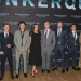 Los actores de Dunkerque con Christopher Nolan (en el centro)