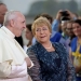 El papa Francisco y Michelle Bachelet.