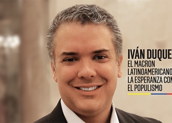 Estelares en la TV colombiana Cambio16 e Iván Duque