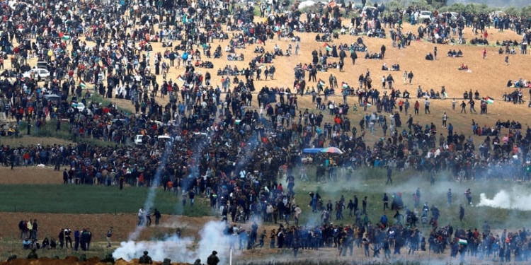 Protesta en Gaza: Al menos 7 palestinos muertos y 500 heridos