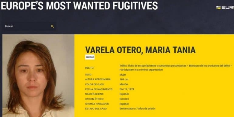 Capturada Tania Varela: la mujer más buscada por Europol
