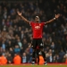 Soccer Football - Premier League - Manchester City vs Manchester United - Etihad Stadium, Manchester, Britain - April 7, 2018   Manchester United's Paul Pogba celebrates after the match                          REUTERS/Russell Cheyne    EDITORIAL USE ONLY. No use with unauthorized audio, video, data, fixture lists, club/league logos or "live" services. Online in-match use limited to 75 images, no video emulation. No use in betting, games or single club/league/player publications.  Please contact your account representative for further details.