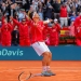 Tennis - Davis Cup - Quarter Final - Spain vs Germany - Plaza de Toros de Valencia, Valencia, Spain - April 8, 2018   Spain's David Ferrer celebrates winning his match against Germany's Philipp Kohlschreiber    REUTERS/Heino Kalis