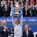 Tennis - ATP 500 - Barcelona Open - Real Club de Tenis Barcelona-1899, Barcelona, Spain - April 29, 2018   Spain's Rafael Nadal celebrates with the trophy after winning the final against Greece's Stefanos Tsitsipas   REUTERS/Albert Gea