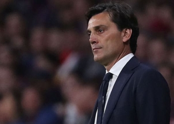 Soccer Football - Spanish King's Cup Final - FC Barcelona v Sevilla - Wanda Metropolitano, Madrid, Spain - April 21, 2018   Sevilla coach Vincenzo Montella   REUTERS/Susana Vera