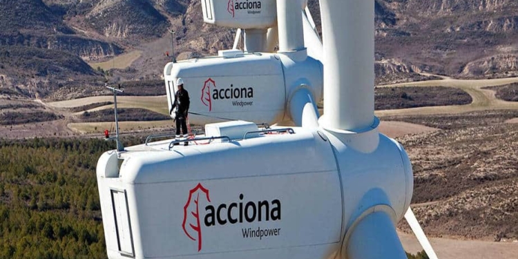 Acciona comercializó 16,4 por ciento de la electricidad renovable en España en 2017