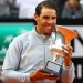Tennis - ATP World Tour Masters 1000 - Italian Open - Foro Italico, Rome, Italy - May 20, 2018  Spain's Rafael Nadal celebrates with the trophy after winning the final against Germany's Alexander Zverev   REUTERS/Tony Gentile
