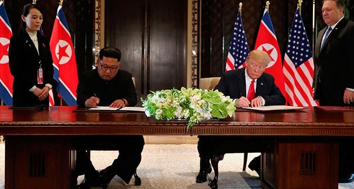 Qué dice el documento firmado por Donald Trump y Kim Jong Un