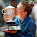 Tennis - French Open - Roland Garros, Paris, France - June 9, 2018   Romania’s Simona Halep celebrates with the trophy after winning the final against Sloane Stephens of the U.S.    REUTERS/Pascal Rossignol