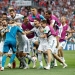 Soccer Football - World Cup - Round of 16 - Spain vs Russia - Luzhniki Stadium, Moscow, Russia - July 1, 2018  Russia players celebrate winning the penalty shootout   REUTERS/Carl Recine