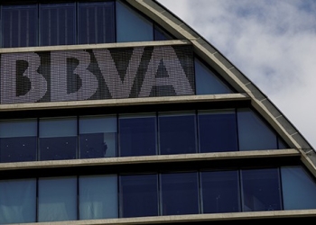 La agencia de calificación Moody's confirmó el miércoles el rating de BBVA y mantuvo la perspectiva estable. Sede del BBVA en Madrid (Reuters)