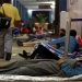 Venezolanos en el Centro Binacional de Servicios Fronterizos del Perú, en la frontera con Ecuador, en Tumbes, Perú (Reuters)