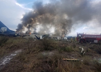 Avión que se estrelló en México no dejó víctimas fatales