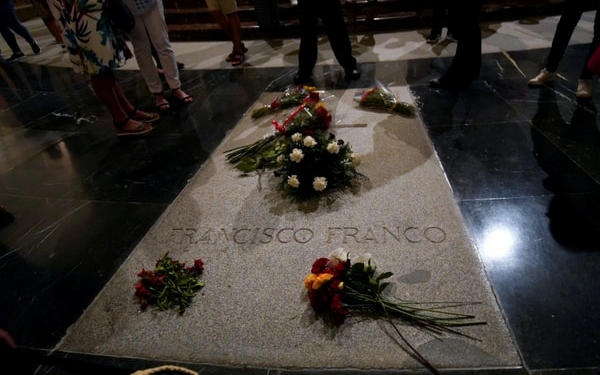 exhumación de los restos de Franco