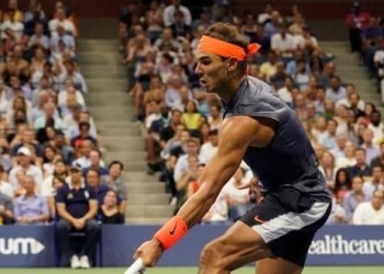 Rafa Nadal vence a Dominic Thiem en el encuentro de cuartos de final del US Open en el USTA Billie Jean King National Tennis Center. REUTERS/Robert Deutsch-USA TODAY