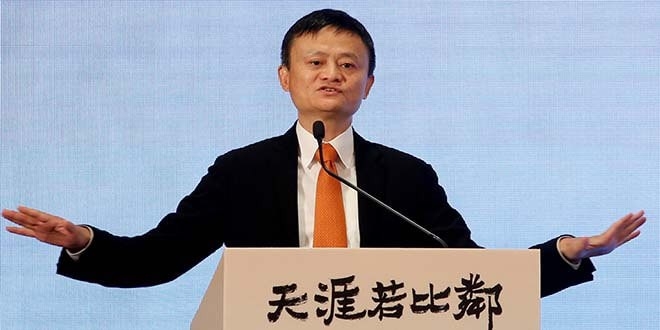 En la imagen de archivo, el cofundador de Alibaba Group y el presidente ejecutivo hablan en una rueda de prensa en Hong Kong, China, 25 de junio de 2018. REUTERS/Bobby Yip