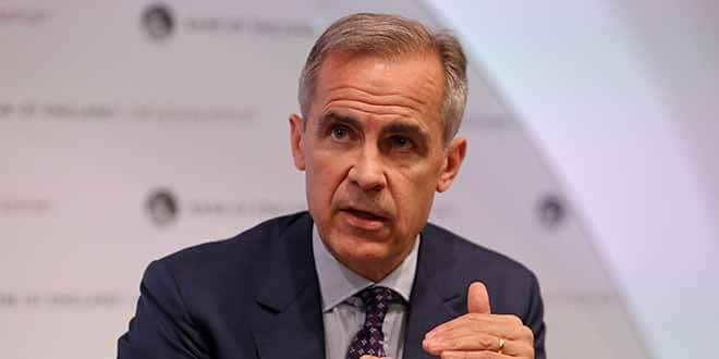 En la foto de archivo, el gobernador del Banco de Inglaterra, Mark Carney, durante una rueda de prensa en Londres, Reino Unido, 2 de agosto de 2018. Daniel Leal-Olivas/Pool via Reuters