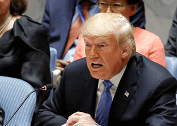 El presidente de EE. UU., Donald Trump, habla mientras preside una reunión del Consejo de Seguridad de las Naciones Unidas celebrada durante la 73ª sesión de la Asamblea General de las Naciones Unidas en la sede de los Estados Unidos en Nueva York. REUTERS / Eduardo Muñoz