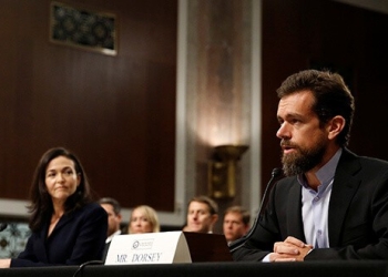 Representantes de Facebook y Twitter testificaron ante el Senado de EEUU/Reuters