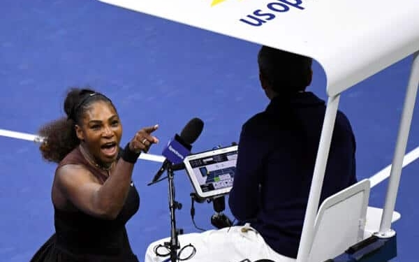 Serena Williams recibió una multa por la discusión que mantuvo con el árbitro Carlos Ramos durante la final del abierto de Estados Unidos