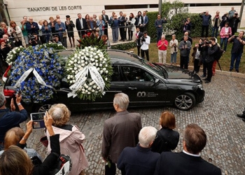 En el funeral, el tenor José Carreras sobre Montserrat Caballé dijo que se trató de "una artista excepcional, una mujer entrañable"/Reuters