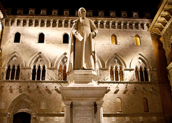 La sede de Monte dei Paschi en Siena, Italia. REUTERS/Stefano Rellandini
