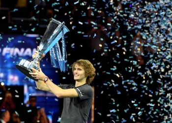 Alexander Zverev, el campeón más joven de la Copa de Maestros desde Novak Djokovic en el 2008 (REUTERS)