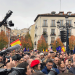 Bajo el lema "Stop Sánchez", el líder de Ciudadanos Albert Rivera instó al Gobierno socialista a convocar a "elecciones ya". Madrid, 24 de noviembre de 2018.